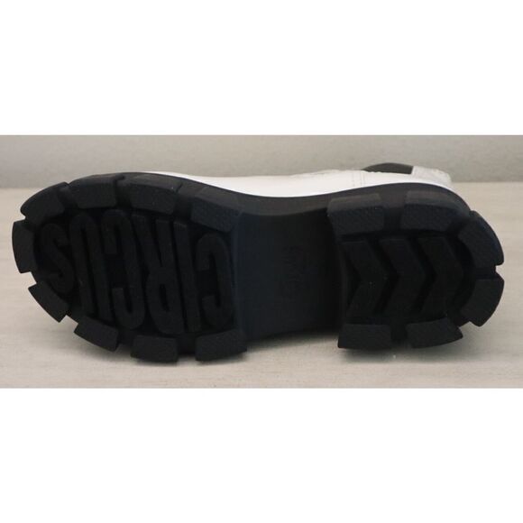 Circus NY H1412S3100 Women's Sz 6.5M White Darielle Lug Sole Chelsea Boots $100 - Picture 8 of 10